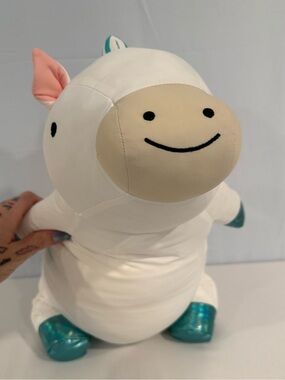 Pillowfort Weighted Rainbow Horse Plush NWT 20”